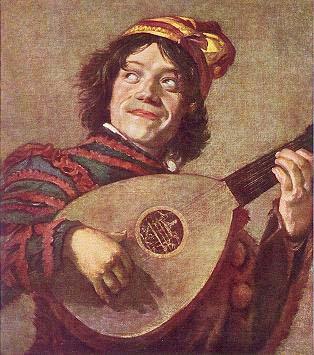 Frans Hals Jester with a Lute